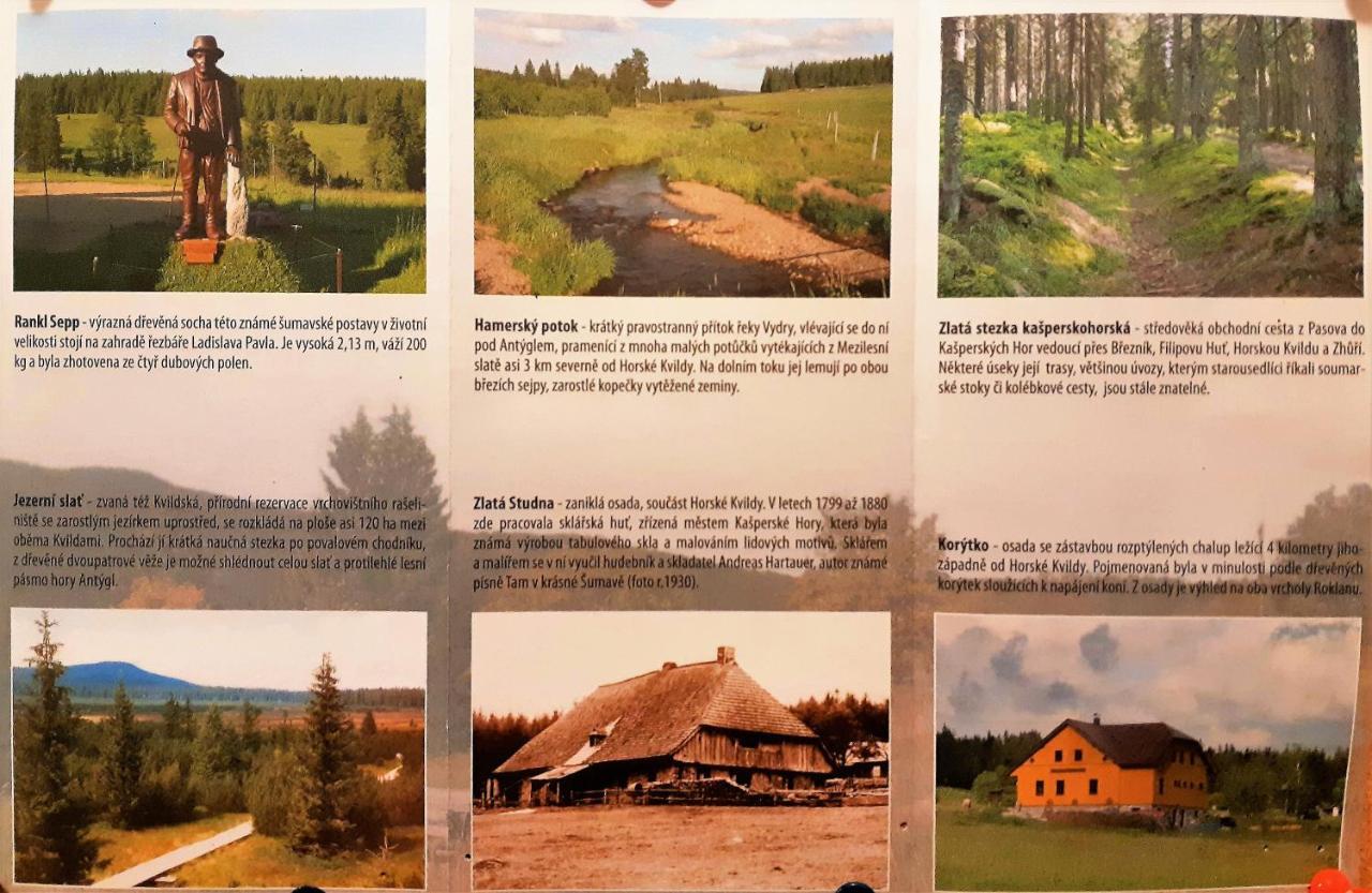 Horská Kvilda - Ubytování U Chvalů Exteriér fotografie